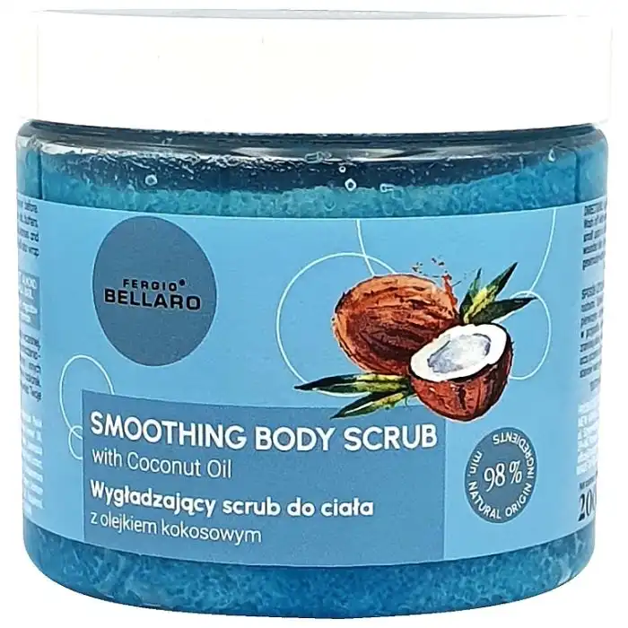 Exfoliante Corporal Suavizante con Aceite de Coco 200 gr - Fergio Bellaro - Comparador de precios