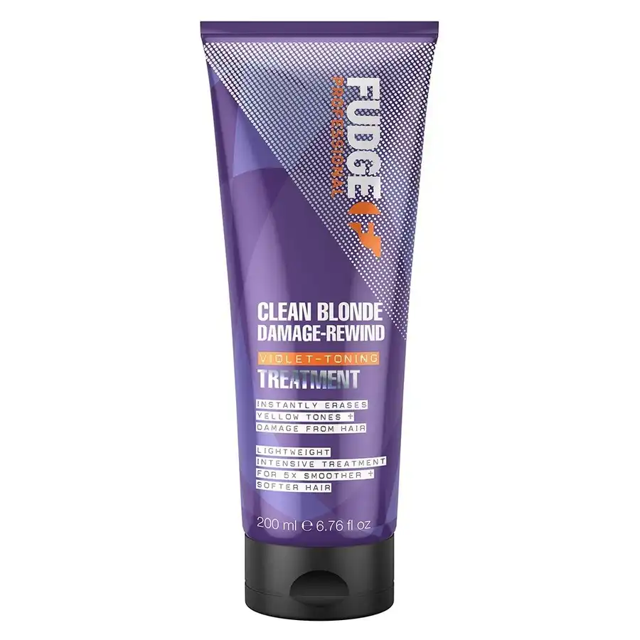 Fudge - Clean Blonde Damage-Rewind Violet-Toning Treatment Champús 200 ml unisex - Fudge Professional - Comparador de precios