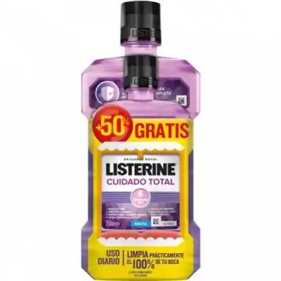 Listerine Listerine Enjuague Bucal Cuidado Total , 500 ml - Listerine - Comparador de precios