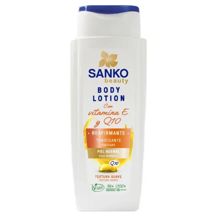 Loción Corporal Reafirmante y Tonificante con Vitamina E y Q10 400 ml - Sanko - Comparador de precios