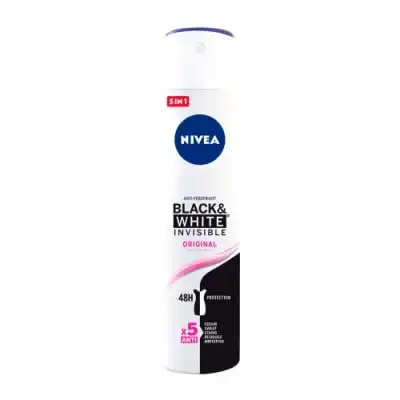 Nivea Desodorante Spray Black And White, 200 ml - Nivea - Comparador de precios