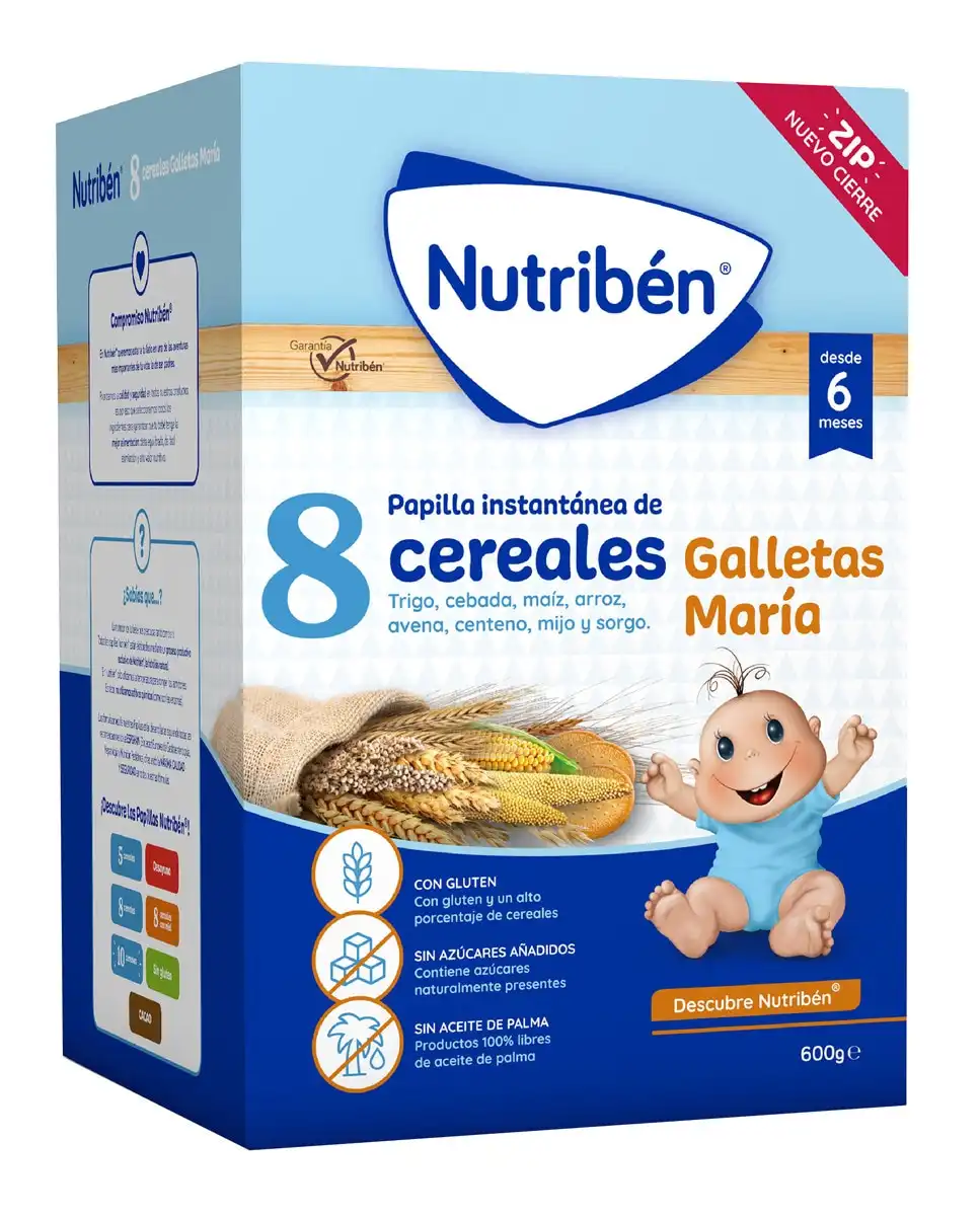 Nutribén® - Papilla 8 Cereales Galletas María - Nutribén® - Comparador de precios