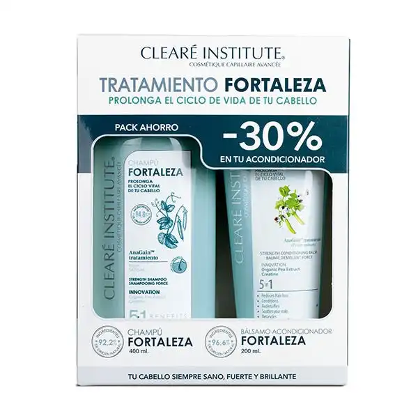 Pack Tratamiento Fortaleza - Clearé Institute - Comparador de precios