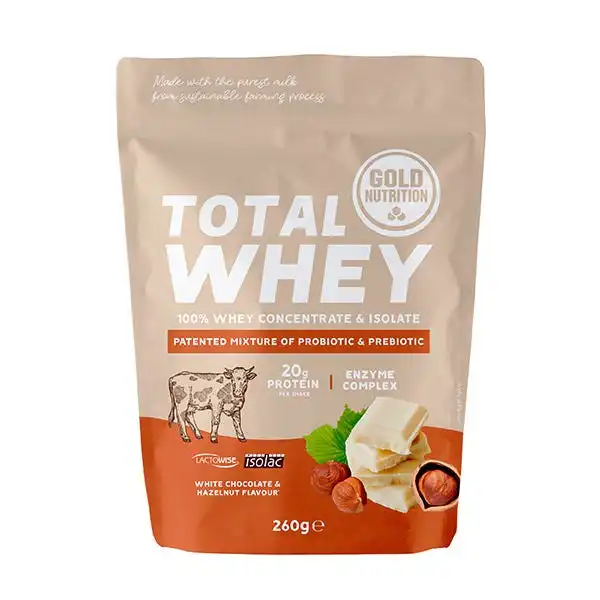 Proteína Sabor Chocolate Blanco Con Avellana - GoldNutrition - Comparador de precios