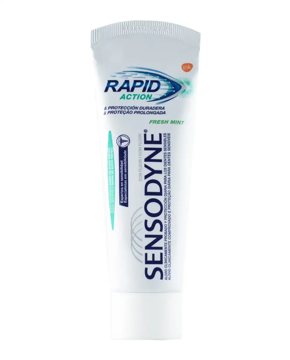 Sensodyne - Pasta De Dientes Para Dientes Sensibles Rapid Action Fresh Mint - Sensodyne - Comparador de precios