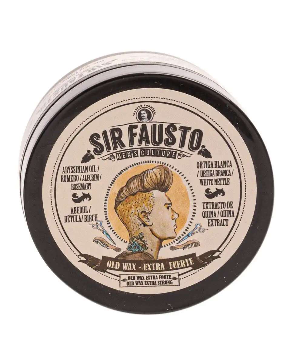 SIR FAUSTO - Cera de peinado Old Wax Extra fuerte 100 ml Sir Fausto. - Sir Fausto - Comparador de precios