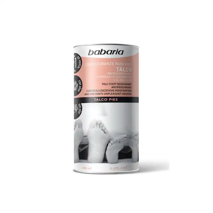 Talco Desodorante Para Pies 100 ml - Babaria - Comparador de precios
