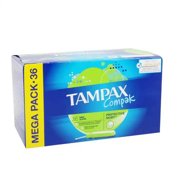 Tampax - Tampones super Compak - 36 unidades - Tampax - Comparador de precios