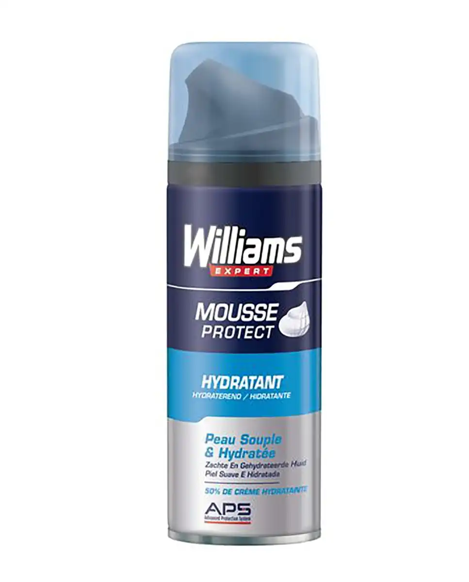 Williams - Espuma De Afeitar Hidratante Mousse Protect - Williams - Comparador de precios