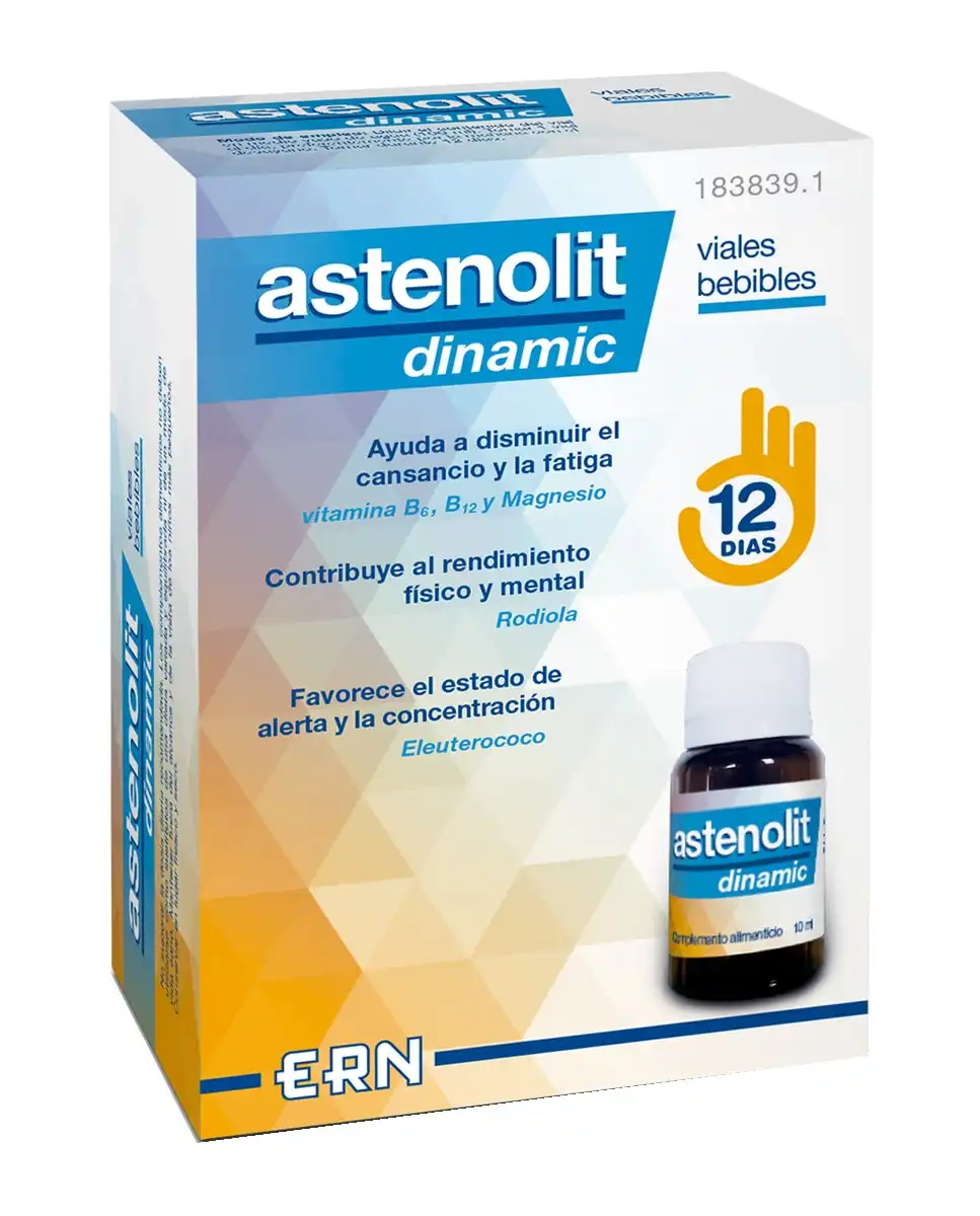 Astenolit - 12 Viales Bebibles Dinamic - Astenolit - Comparador de precios