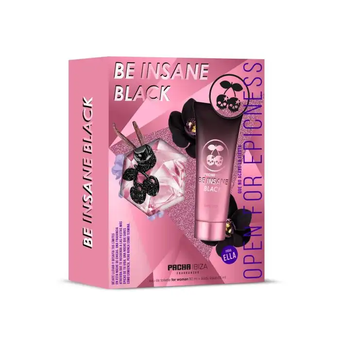 Be Insane Black Estuche de regalo Mujer 80 ml - Pacha - Comparador de precios