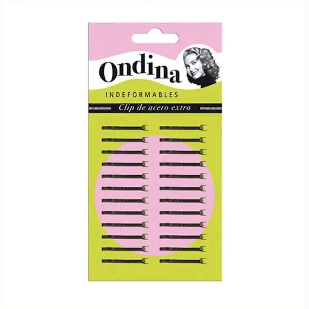 Cartón 24 Miniclips 2.5cm Negros Pinza cabello 1 UN - Eurostil - Comparador de precios