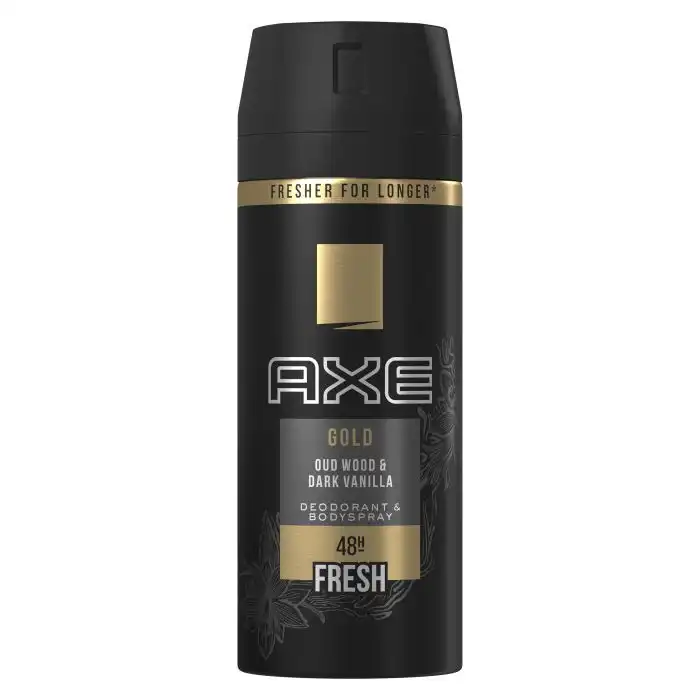 Desodorante bodyspray Gold 48h spray Oud y Vainilla 150 ml - Axe - Comparador de precios