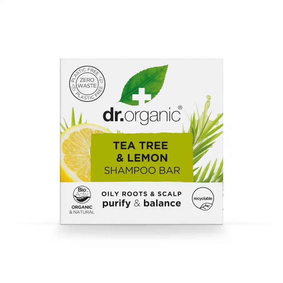 Dr. Organic - Tea Tree And Lemon Solid Champús 75 g unisex - Dr. Organic - Comparador de precios