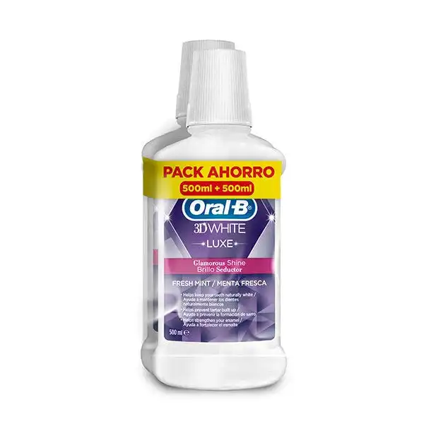 Enjuague 3D White Duplo - ORALÂ B - Comparador de precios