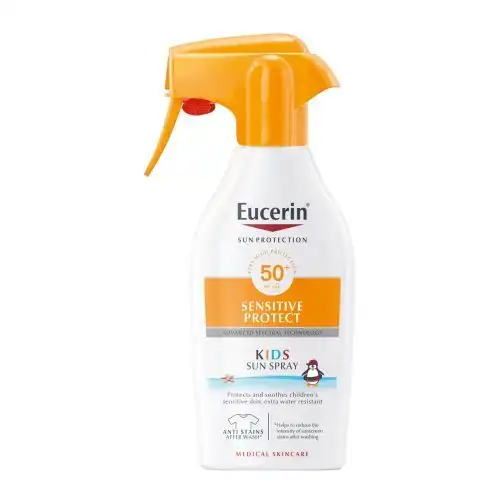 Eucerin Sensitive Protect Spf50 300 ml Spray Protección Solar Niños - Eucerin - Comparador de precios