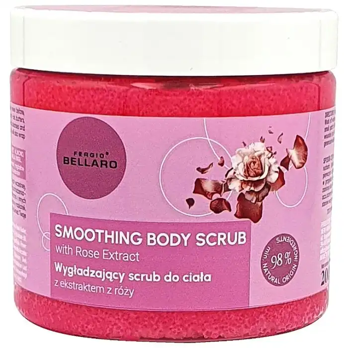 Exfoliante Corporal Suavizante con Extracto de Rosas 200 gr - Fergio Bellaro - Comparador de precios