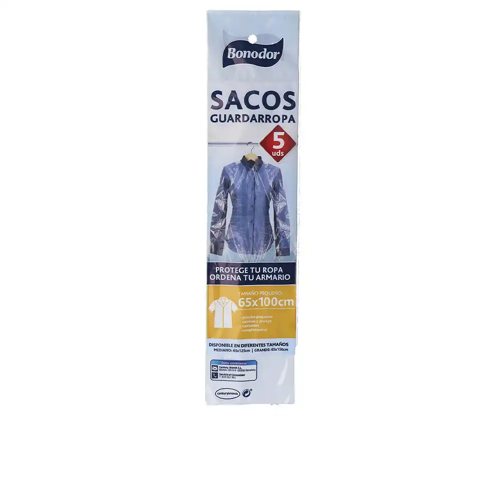 Guardarropa chaquetas 5 sacos 65 x 100 - Bonodor - Comparador de precios