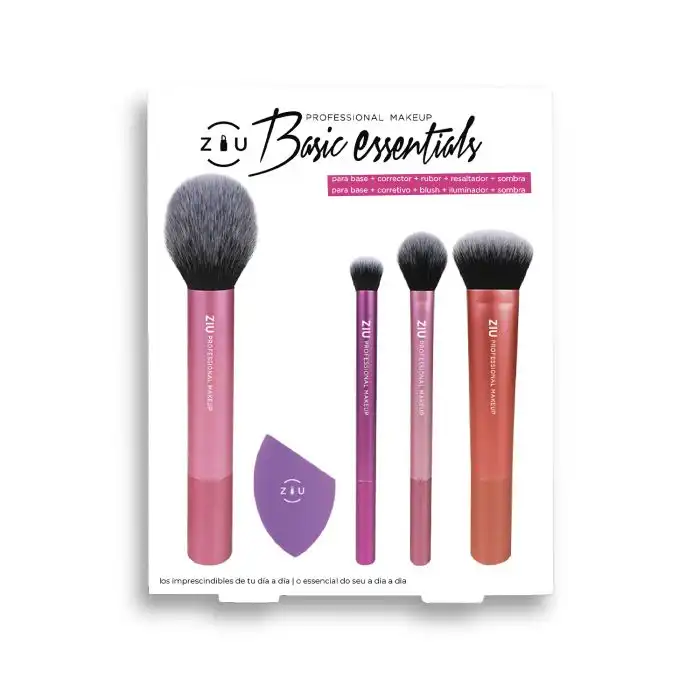 Kit Estuche de Brochas Basic Essentials - Ziu Cosmetics - Comparador de precios