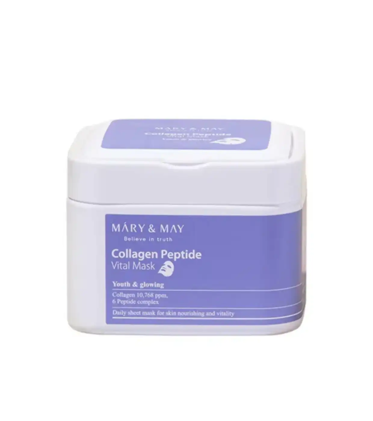 Mary & May - Mascarilla rejuvenedora con colágeno y péptidos - 30ea - Mary & May - Comparador de precios