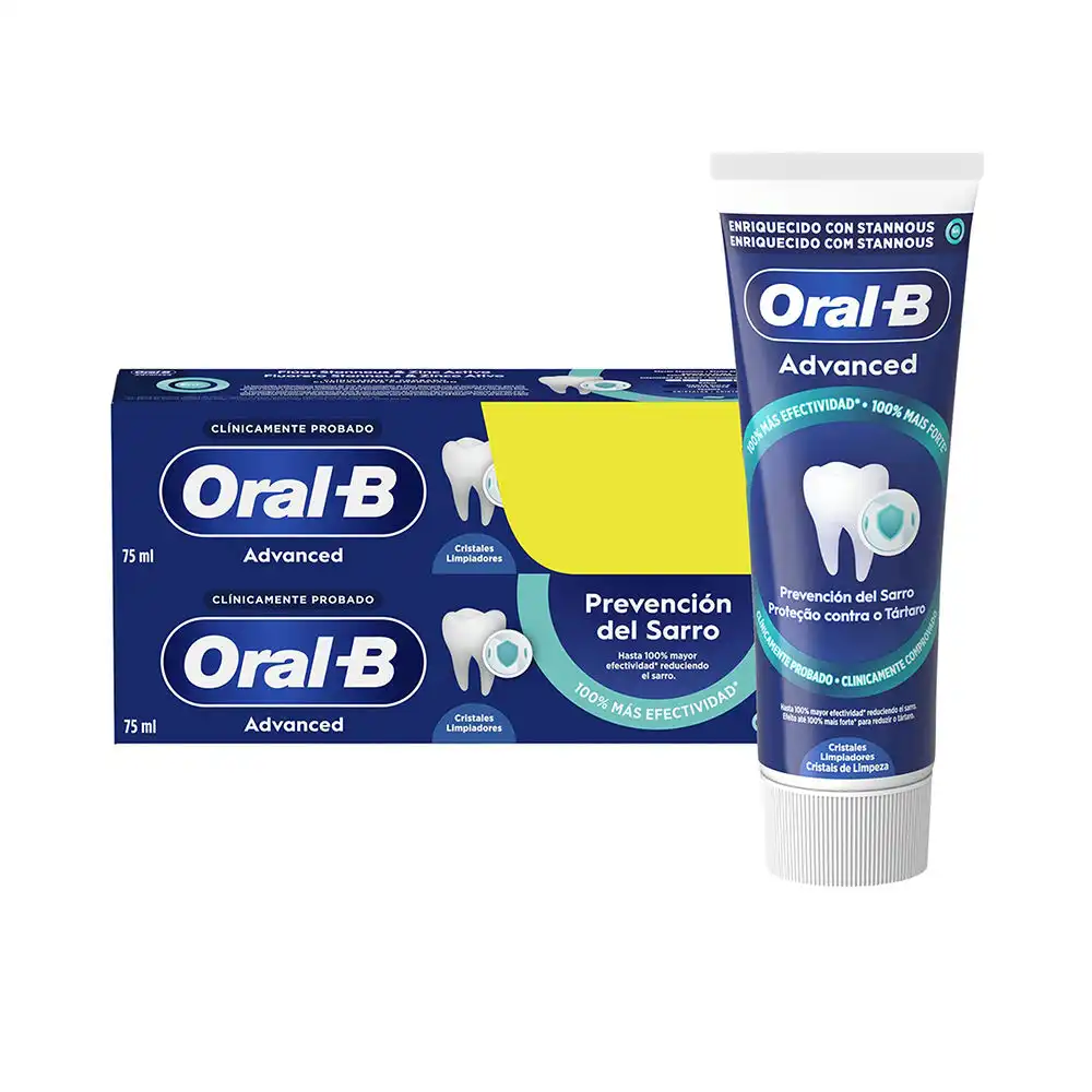 Prevencion Sarro pasta dentífrica 2 x 75 ml - Oral-B - Comparador de precios