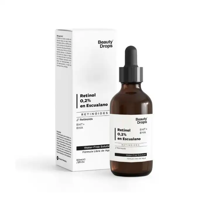 Retinol 0,2% en Escualano 60 ml - Beauty Drops - Comparador de precios