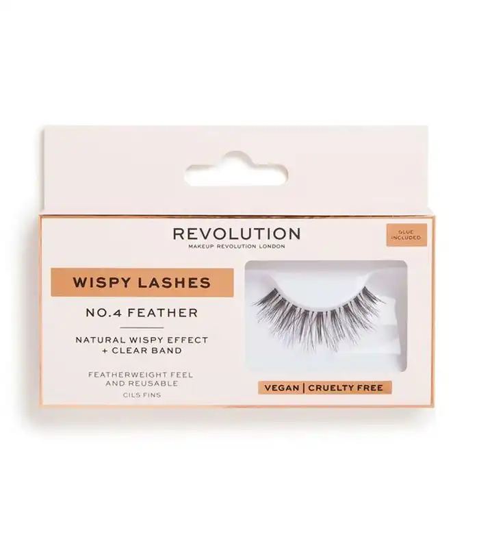 Revolution - Pestañas postizas Wispy Lashes - Nº.4 Feather - Makeup Revolution - Comparador de precios