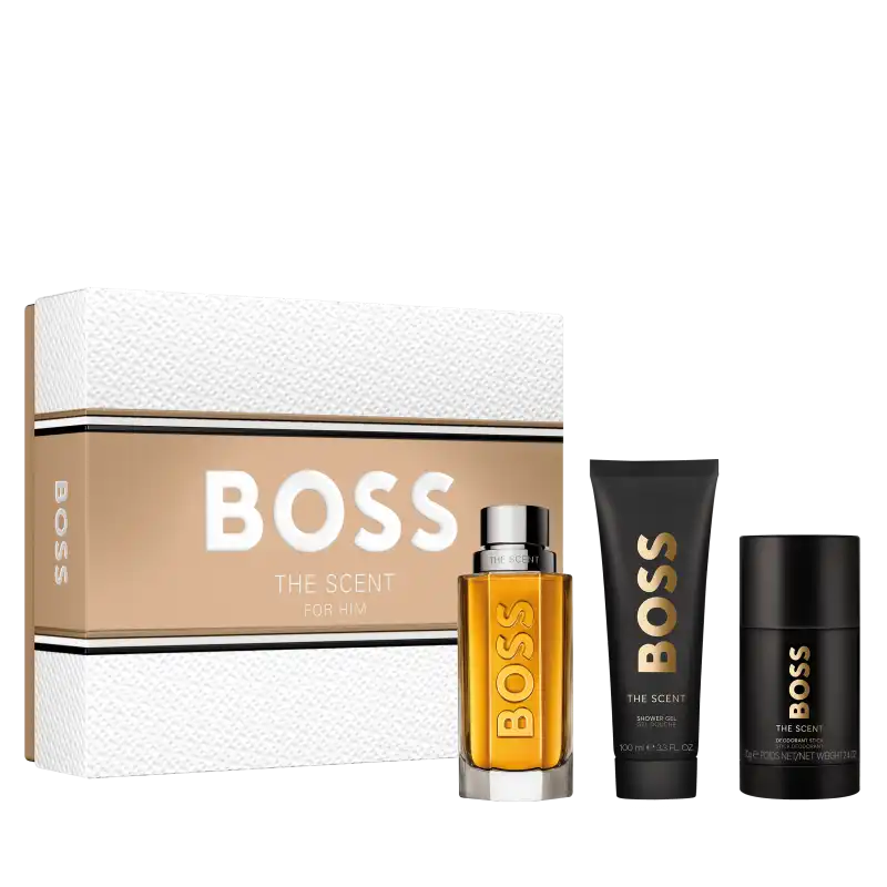 Set Boss The Scent Eau De Toilette 100 Ml + Gel De Ducha 100 Ml + Desodorante En Barra 75 Ml - Hugo Boss - Comparador de precios