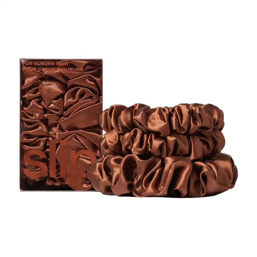 Slip - coleteros surtidos de seda pura vuelta a lo básico slip - cobrizo Gomas para cabello 1 pieces Marrón unisex - SLIP - Comparador de precios