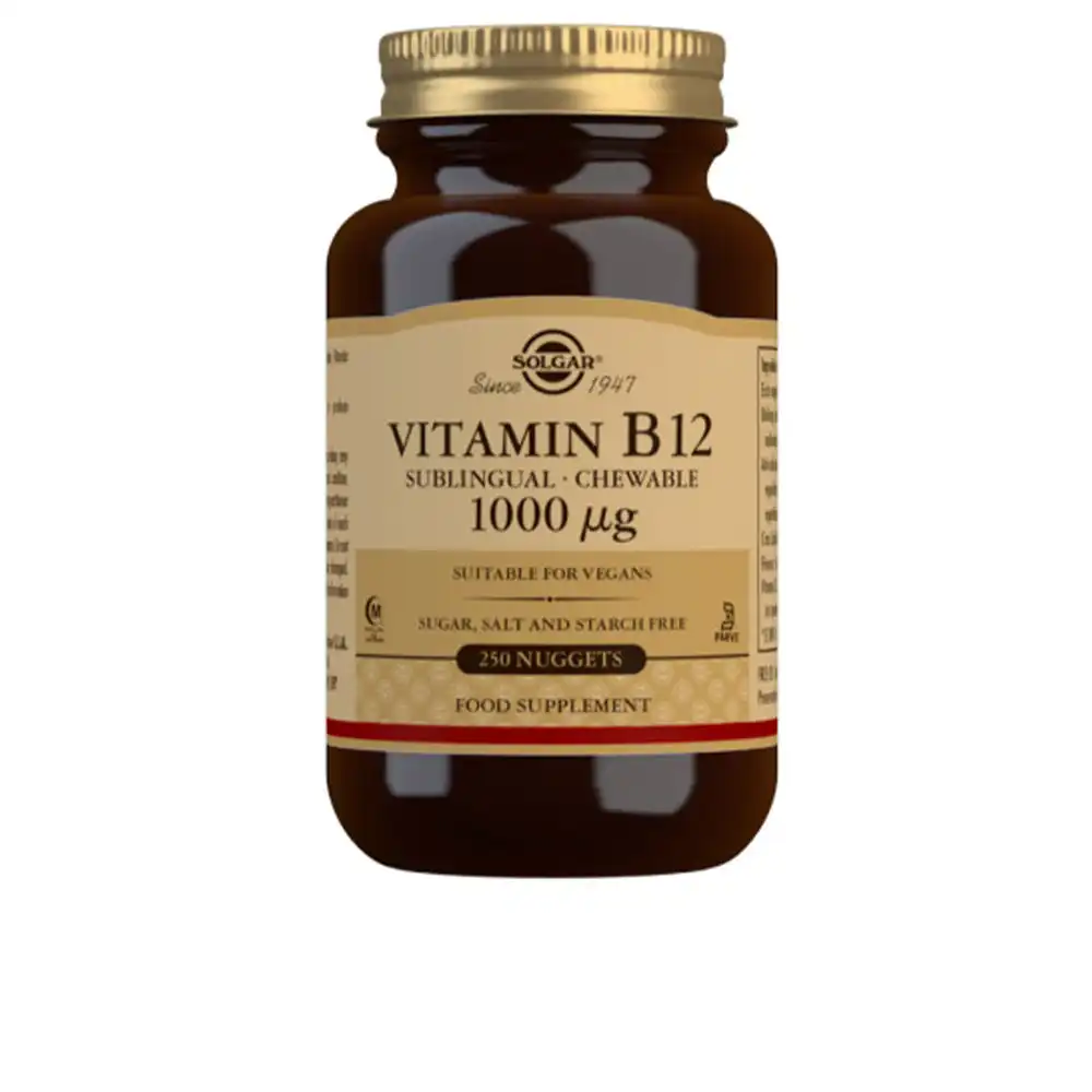 Vitamina B12 1000 mcg. Cianocobalamina cápsulas mastic 250 u - SOLGAR - Comparador de precios
