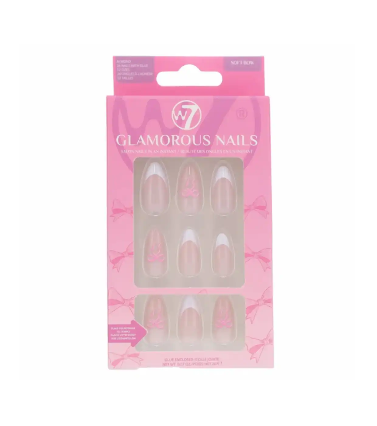 W7 Cosmetics - Uñas postizas Glamorous Nails - Soft Bow - W7 - Comparador de precios