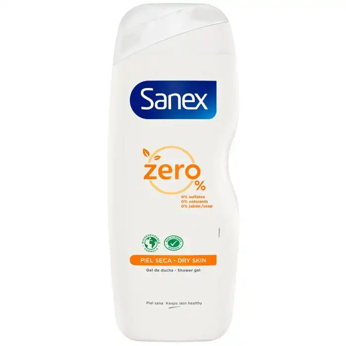 Zero 0% Gel de Ducha Piel Seca 600 ml - Sanex - Comparador de precios