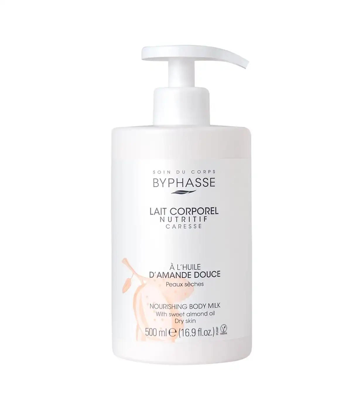 Byphasse - Leche corporal nutritiva con dosificador - Aceite de almendra dulce - Byphasse - Comparador de precios