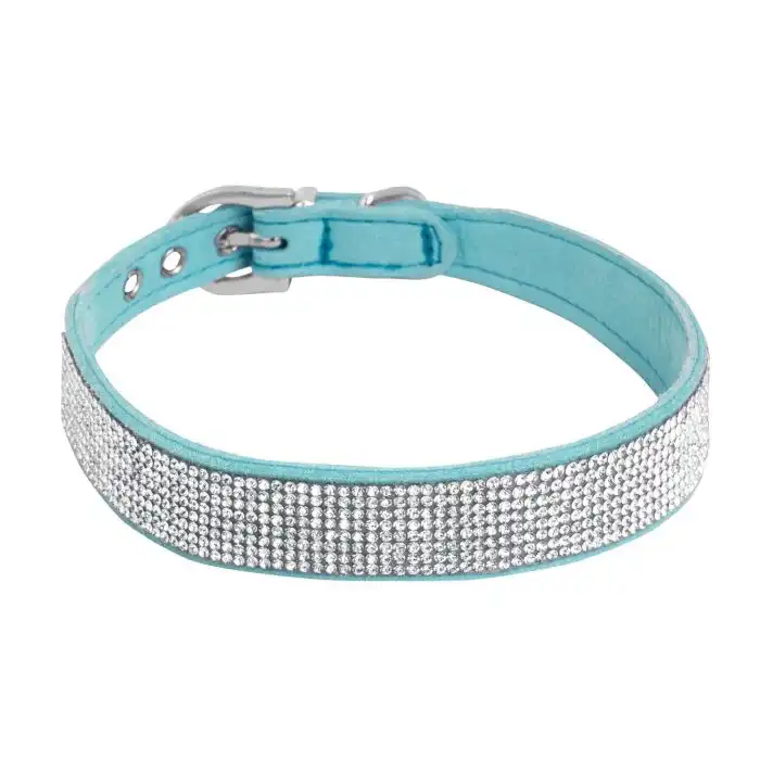 Collar Gargantilla Strass Azul - Hu - Comparador de precios