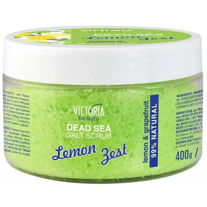 Exfoliante Facial y Corporal de Sal y Cáscara de Limón 400 gr - VICTORIA BEAUTY - Comparador de precios