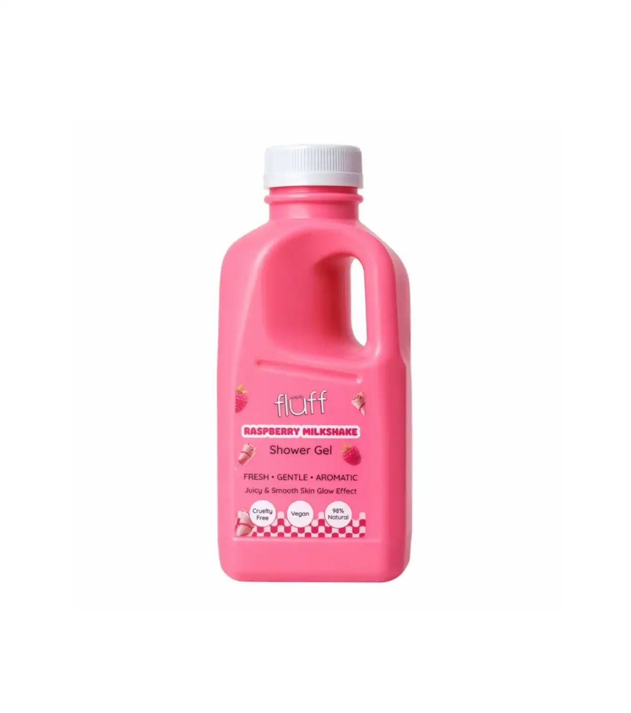Fluff - Gel de ducha suave - Raspberry Milkshake - Fluff - Comparador de precios