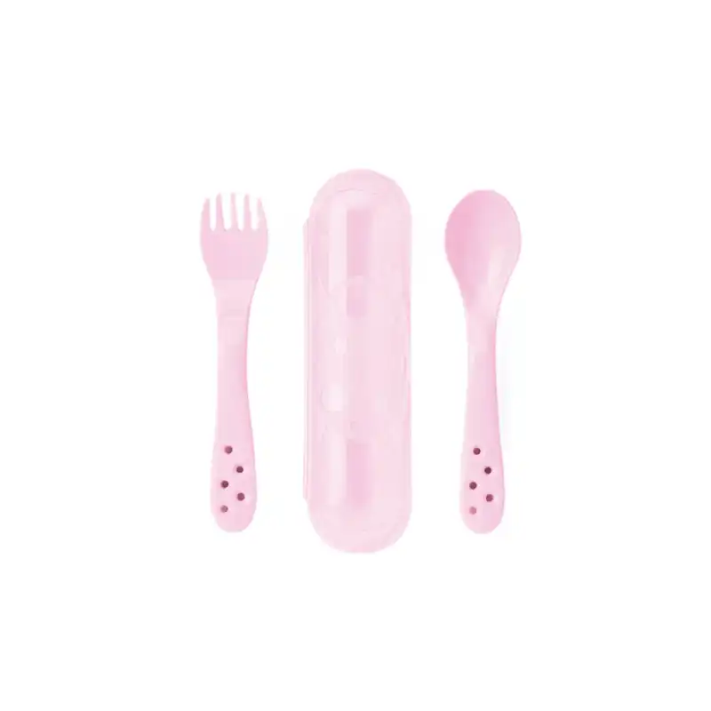 Juego De Cubiertos Con Estuche Rosa - SARO - Comparador de precios