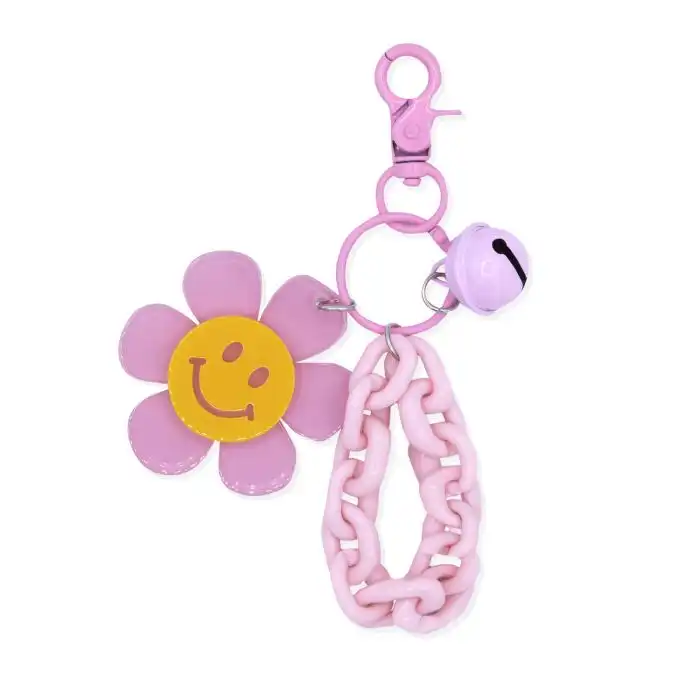 Llavero Flor Smiley y Cascabel - Woo oow - Comparador de precios