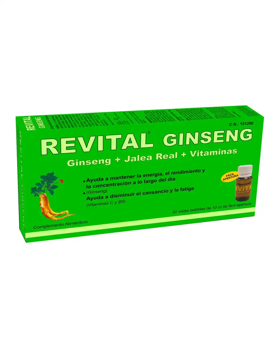 Pharma Otc - 20 Viales Ginseng Revital - Pharma Otc - Comparador de precios