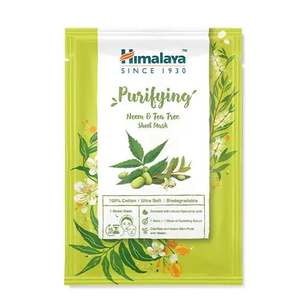 Purifying Neem & Tea Tree Sheet Mask - Himalaya - Comparador de precios
