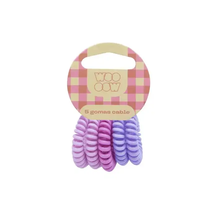 Set 5 Gomas Cable - Woo oow - Comparador de precios