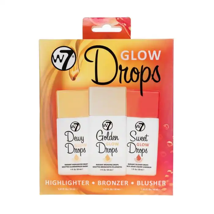 Set Glow Drops  W7  Iluminadores - W7 - Comparador de precios