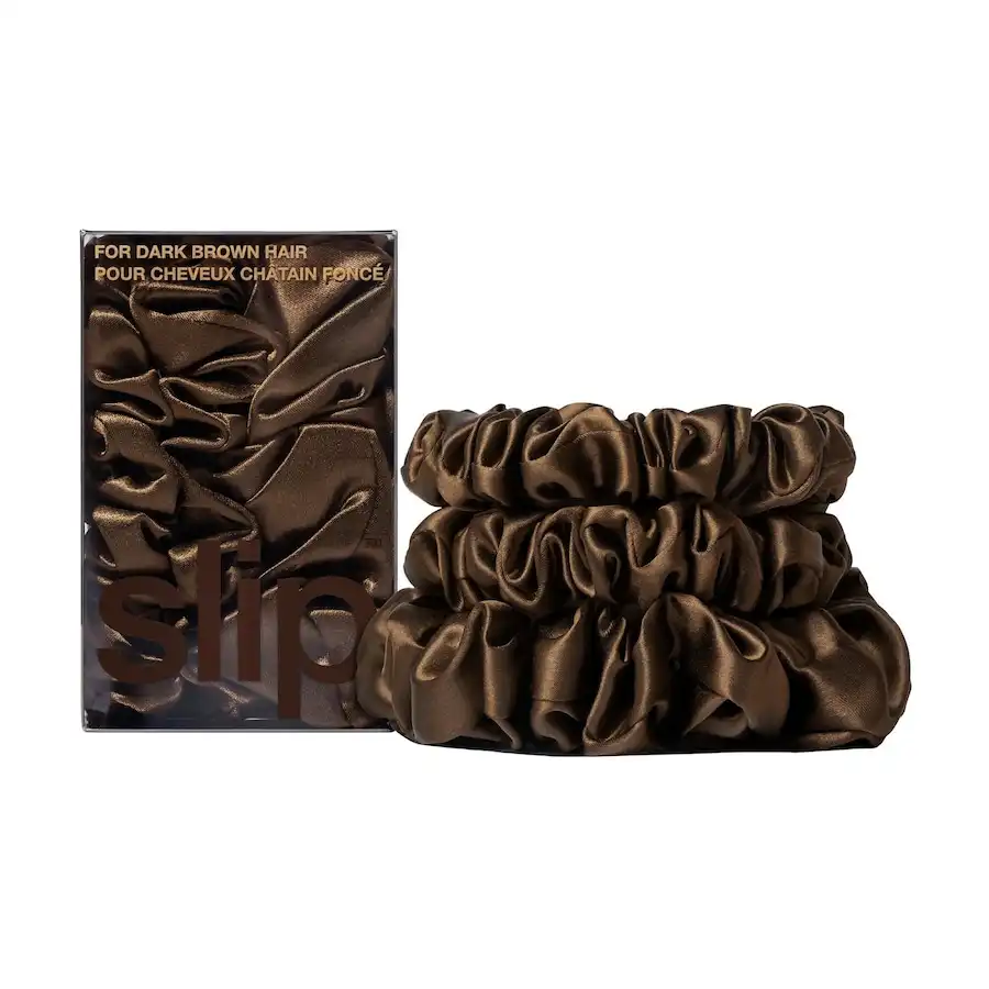 Slip - coleteros surtidos de seda pura vuelta a lo básico slip - cobrizo Gomas para cabello 1 pieces Marrón unisex - SLIP - Comparador de precios