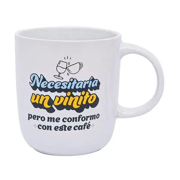 Taza NecesitarÃa Un Vinito - Mr Wonderful - Comparador de precios