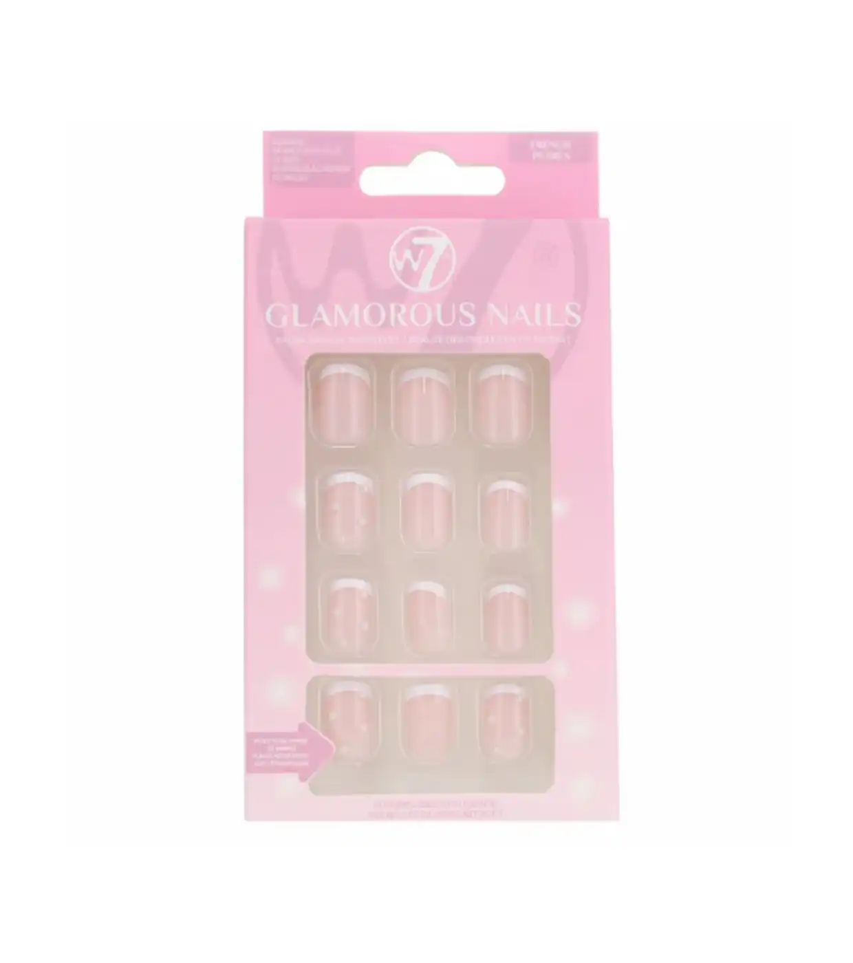 W7 Cosmetics - Uñas postizas Glamorous Nails - French Pearls - W7 - Comparador de precios