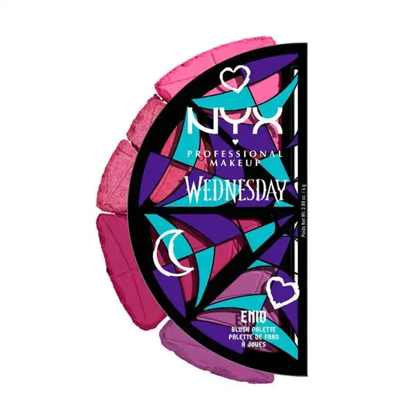 Wednesday X Nyx Stained Glass Blush Palette - NYX PROFESSIONAL MAKE UP - Comparador de precios