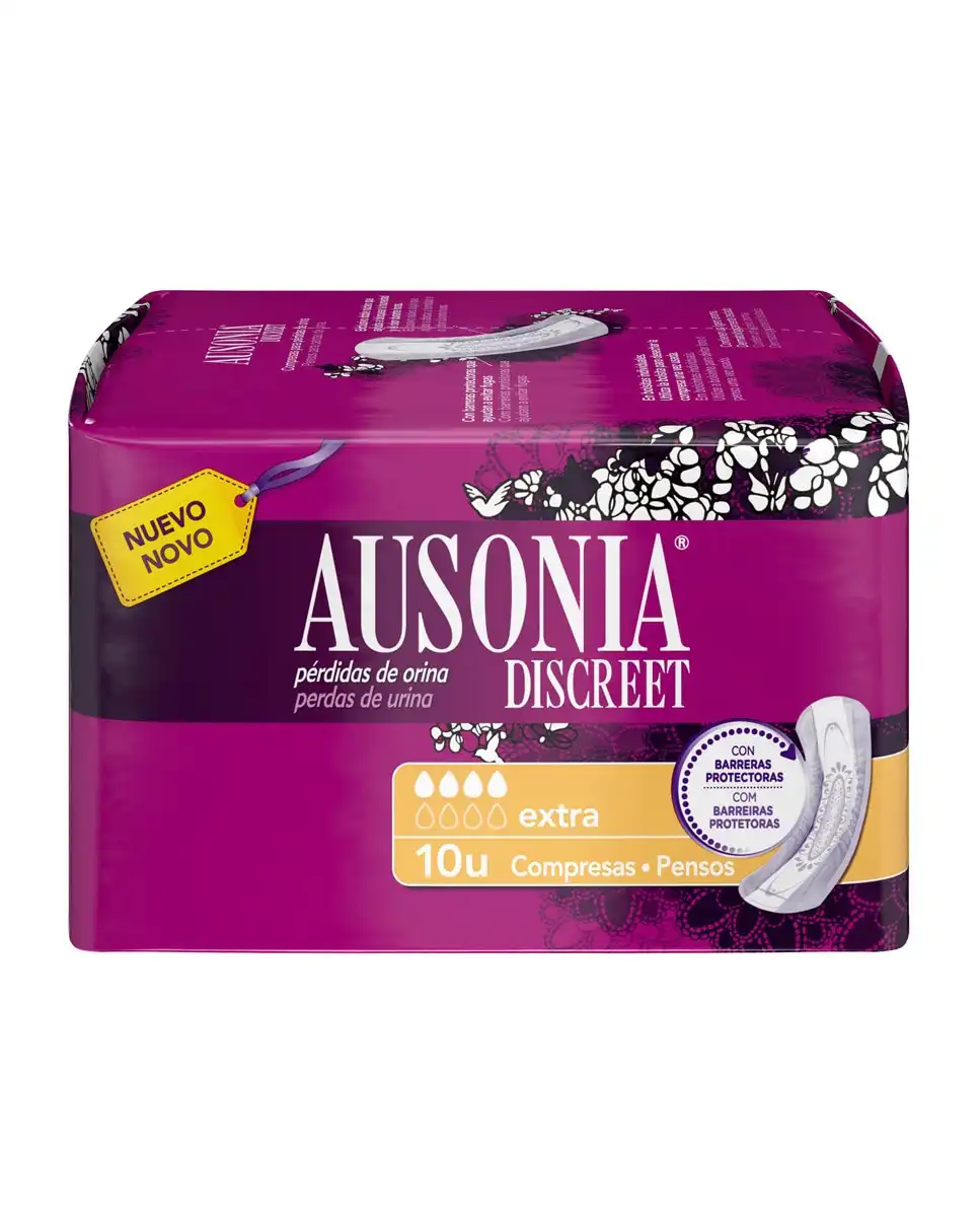 AUSONIA - Compresas Para Pérdidas De Orina Discreet Extra - AUSONIA - Comparador de precios