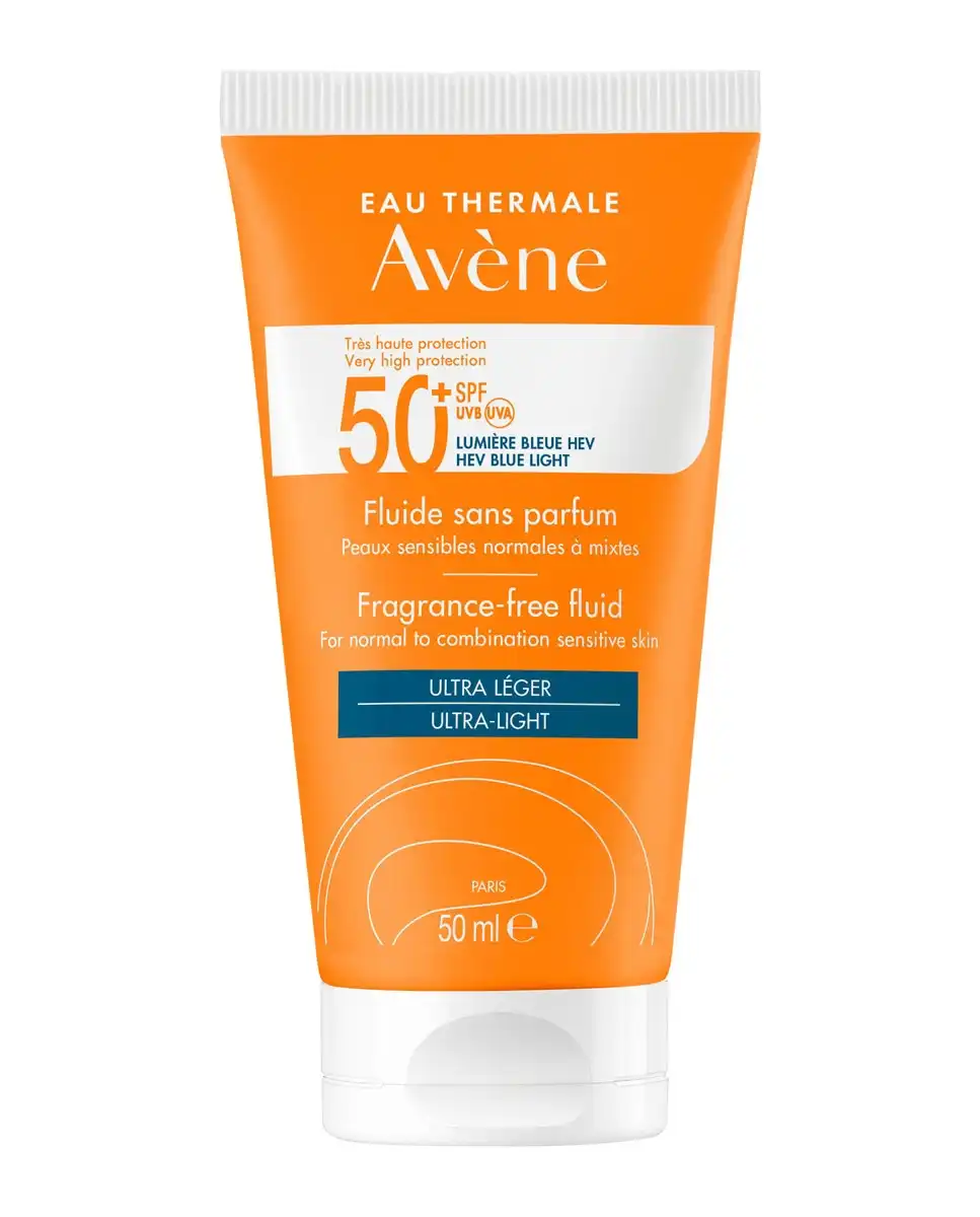 Avène - Fluido Solar Sin Perfume SPF50+ 50 Ml Eau Thermale - Avène - Comparador de precios