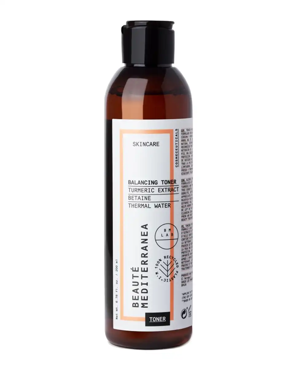 Beauté Mediterranea - Tónico Facial Con Aceite Esencial De Árbol De Té Balancing Toner Vegano 94% Ingredientes Naturales 200 Ml - Beauté Mediterranea - Comparador de precios