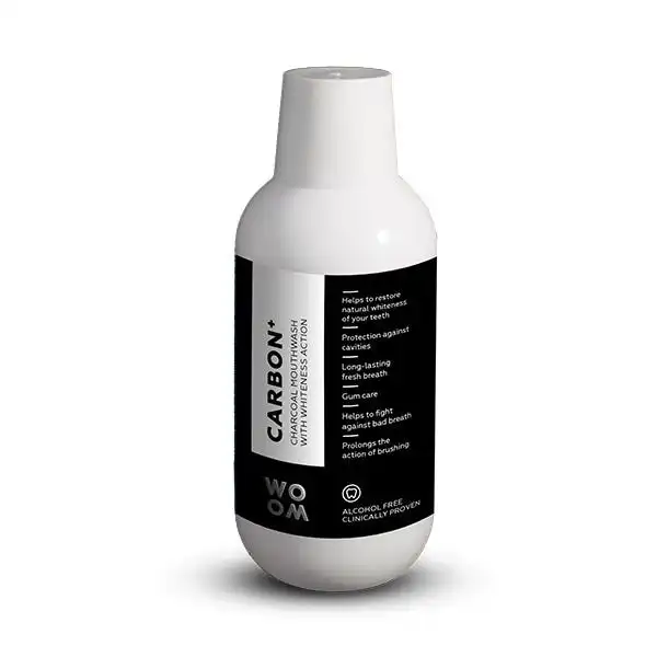 Charcoal Mouthwash - WOOM - Comparador de precios